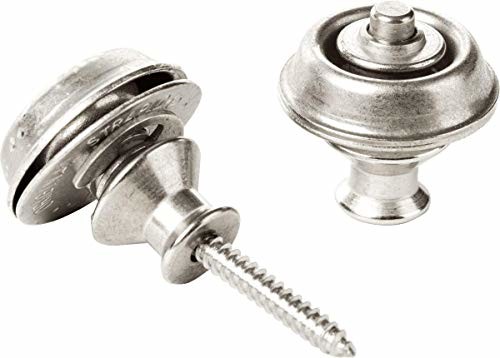 Dunlop Jim SLS1035VN zamek do paska gitarowego w stylu vintage, nikiel SLS1035VN