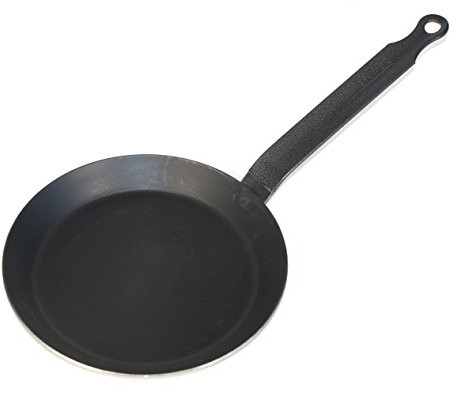 De Buyer Force patelnia naleśnikowa z uchwytem stalowym, o grubości 2 mm, 18 cm 5303.18