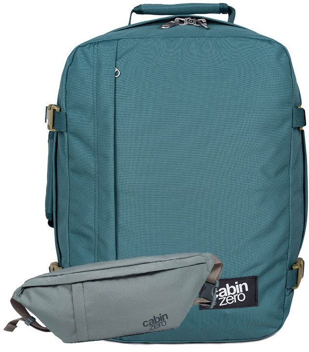 CabinZero Zestaw plecak Mini + saszetka podróżna Hip Pack CZ081910