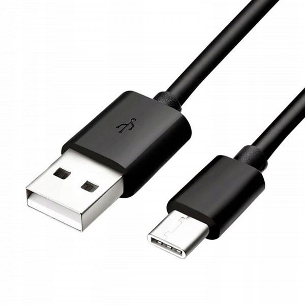 Kabel Usb (2.0), Usb A M- Usb C M, 1m, czarny