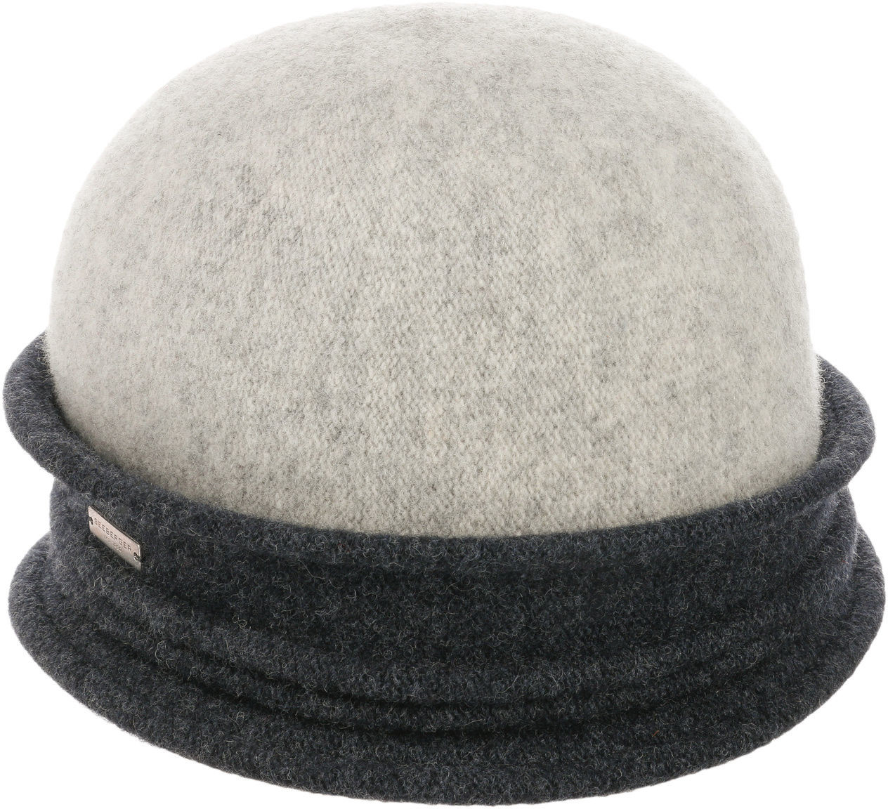 Seeberger Kapelusz Damski Twotone Woolmark by antracytowy, One Size
