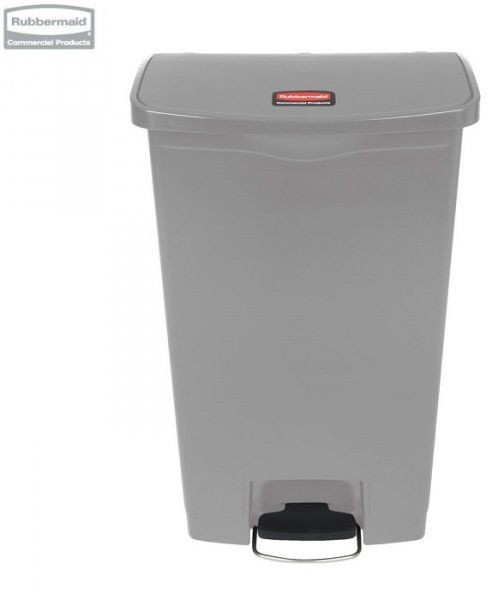 Rubbermaid Kosz Slim Jim Step-On 68L Resin Containers grey 1883604
