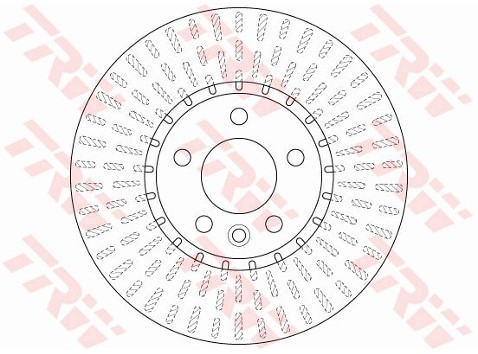 TRW Tarcza hamulcowa DF6499S