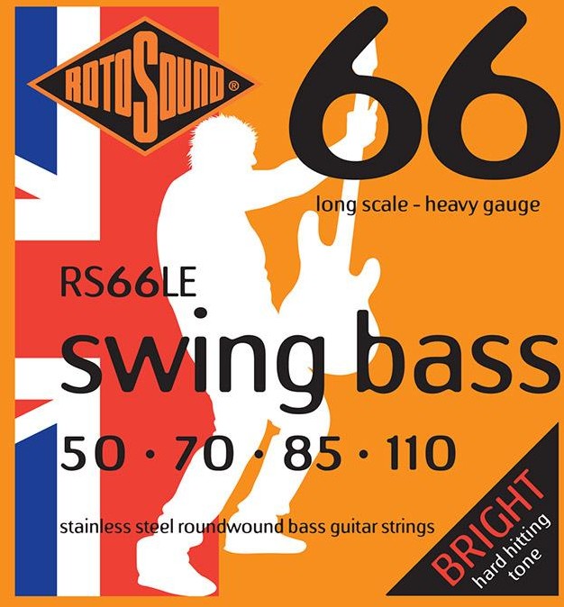 Rotosound Roto RS66LE 4 struny bas [50-110] stalowe