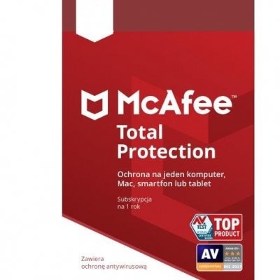 Kaspersky McAfee Total Protection 5 PC/1 rok Polska wersja językowa!