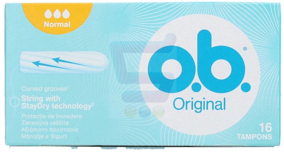 O.B. Original Tampony Normal 16 szt.