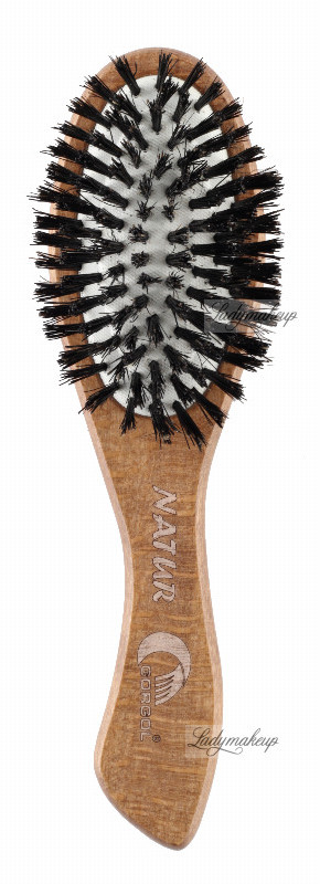 GORGOL NATUR - Pneumatyczna szczotka do włosów z naturalnego włosia - 15 31 130 C