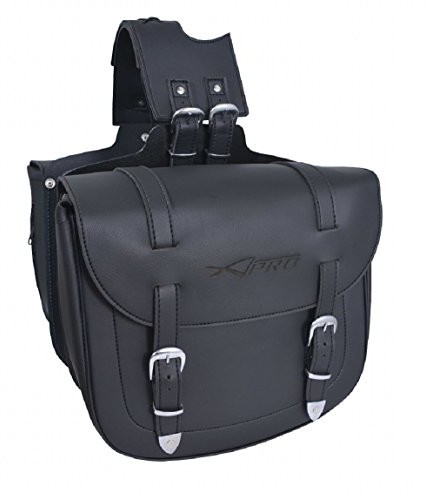 A-Pro A-Pro Saddle Bag Motorcycle Motorbike Biker Panniers Bikers Cruiser Black 5180000024000