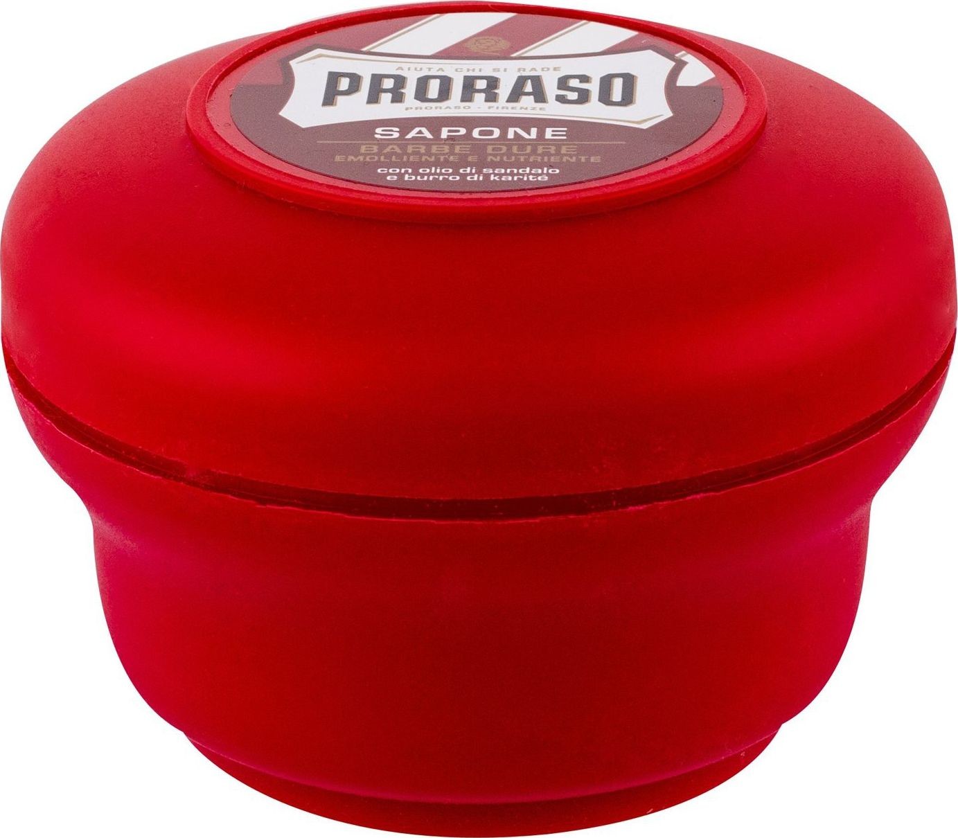 Proraso Proraso Sapone zmiękczające mydło do golenia w tyglu z olejkiem sandałowym i masłem shea 150ml | JUŻ OD 250 ZŁ 95006