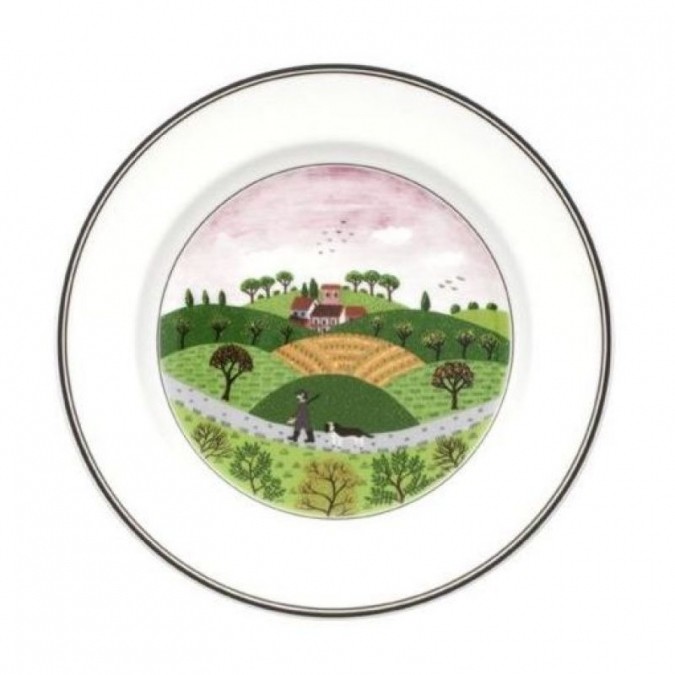 Villeroy & Boch Design Naif Talerz sałatkowy Myśliwy średnica: 21 cm (10-2337-2647)