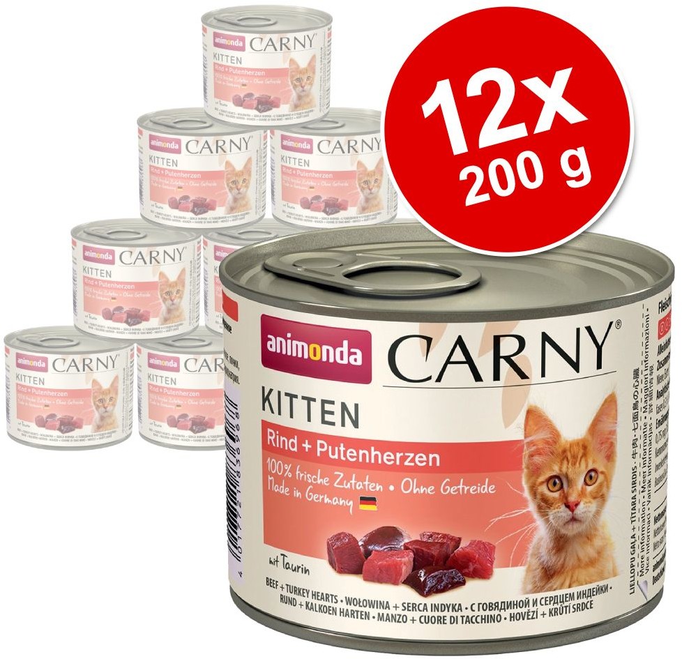 Animonda Carny Kitten, 6 X 200 G - Baby-Paté (Pasztet)