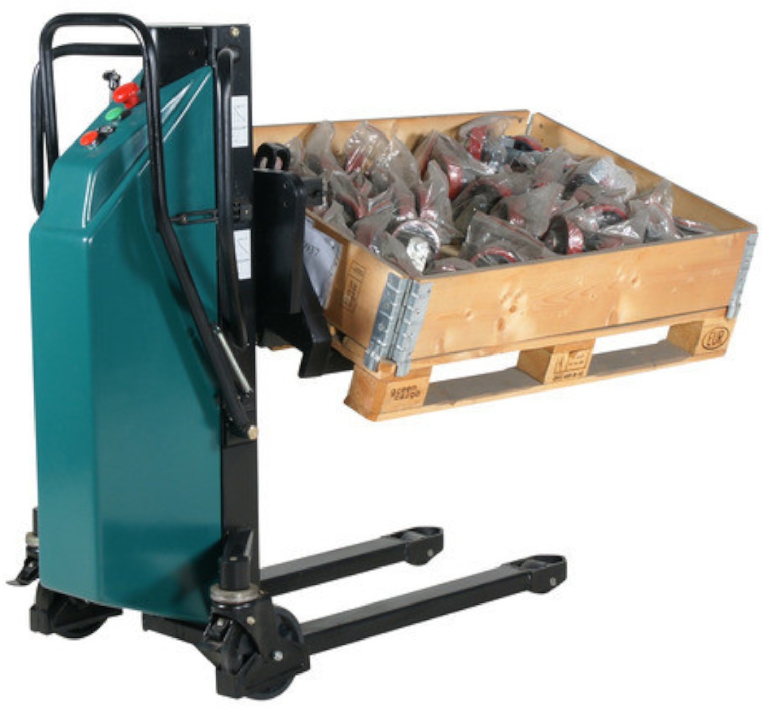 intra.se Swedmach Elektryczny Paletowy Wózek Przechyłowy 40°