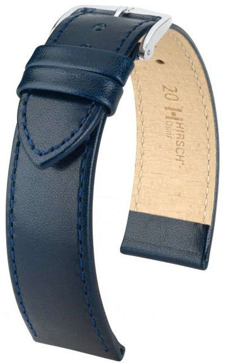 Hirsch Niebieski pasek skórzany 16 mm Osiris 03475180-2-16 M) RATY 0% | GRATIS