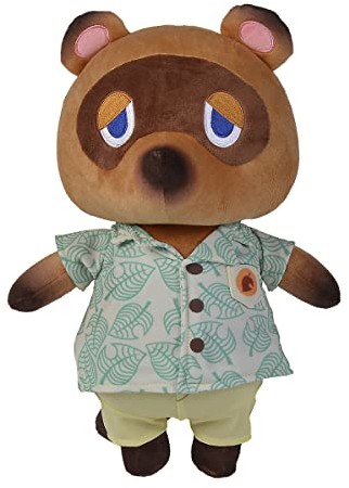 Animal Crossing Animal Crossing 109231005 Tom Nook XL 40 cm miękka zabawka, wielokolorowa 109231005