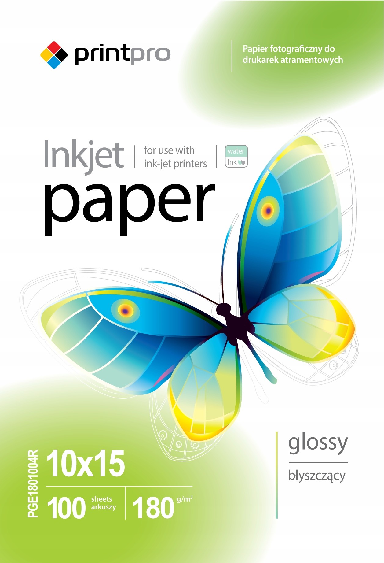 . Papier Fotograficzny Błyszczący 10x15 180g 100 szt