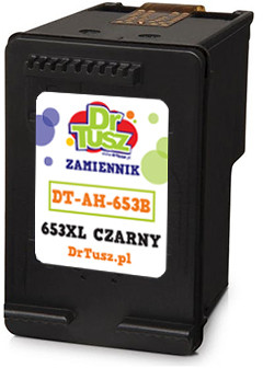 DrTusz Tusz Zamiennik 653 do HP 3YM75AE) Czarny)