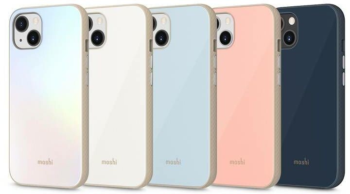 Moshi iGlaze Slim Hardshell Case - Etui iPhone 13 (system SnapTo) (Dahlia Pink)