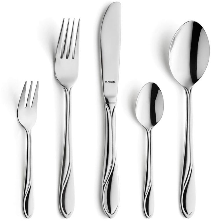 Amefa Sztućce obiadowe Whisper 1405 30 elementy dla 6 osób 18/0 Whisper 1405 30 elem w pudełku