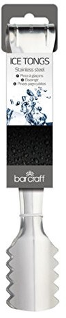 Bar Craft nożyczki do kostek lodu, 16 cm, ze stali nierdzewnej KCBCTONGS