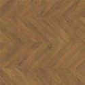 Quick Step - Panele Laminowane Panele podłogowe Impressive Patterns Dąb Chevron Brązowy IPA4162 AC4/8mm