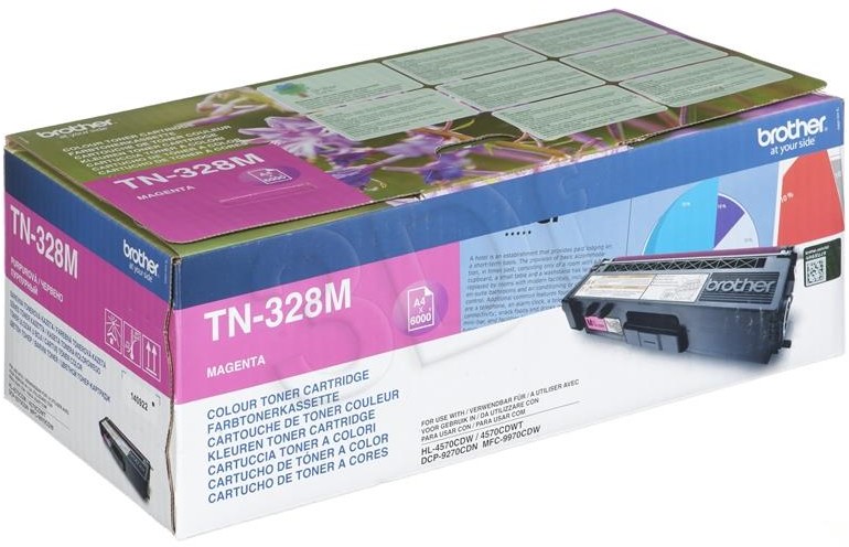 BROTHER Toner Brother TN328M (oryginał TN-328M; 6 000 stron; czerwony) TN328M