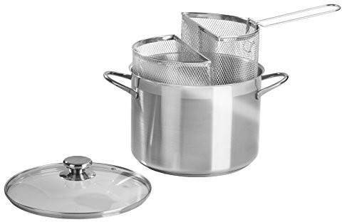 Barazzoni spaghettiere podwójnie kosz, średnica 24 cm, stal nierdzewna 18/10. Made in Italy. 421049524