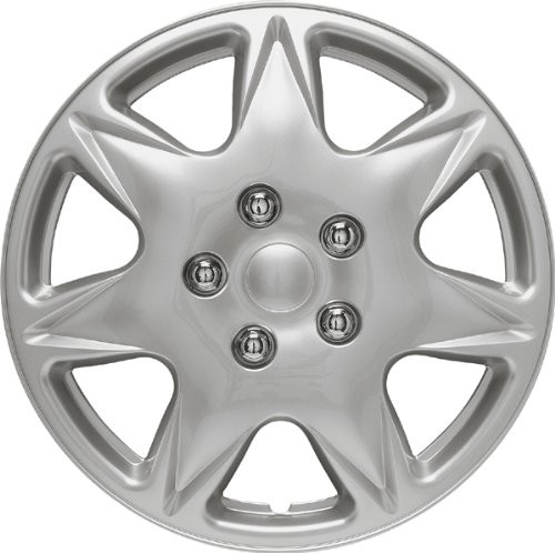 Autostyle Samochód Style KT 915 S kołpaki ozdobne przysłony California Srebrny/lakier  4-częściowy zestaw, 41 cm (16) PP9156SL