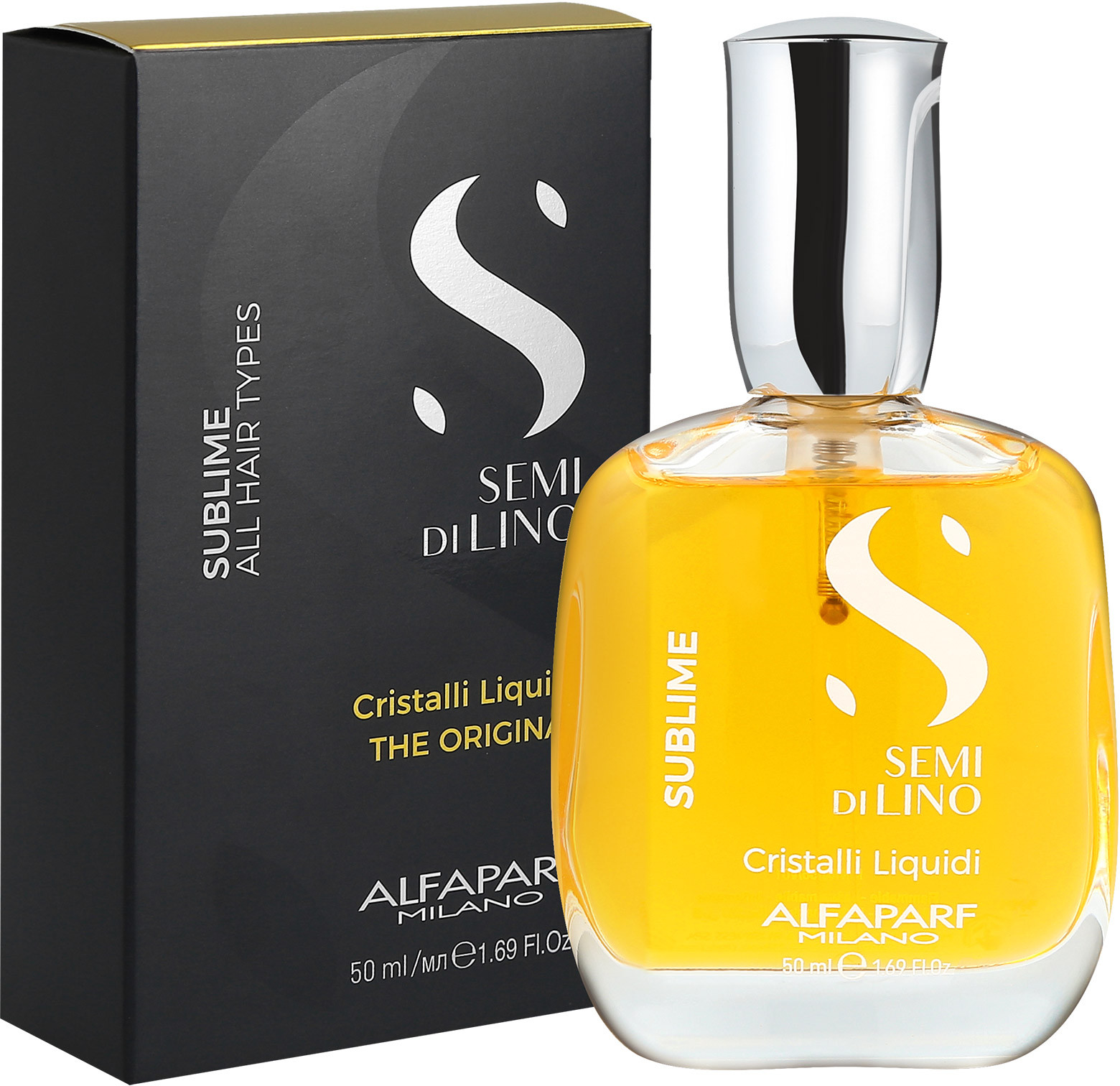 Alfaparf SEMI DI LINO SUBLIME Cristalli Liquidi Płynne kryształki do włosów 50ml 0000061274