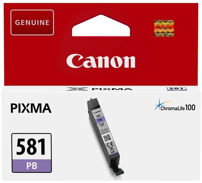 Canon Tusz Oryginalny Canon CLI-581 PIXMA TS6350 TS8150 TS8152 TS8250 TS8350 CLI-581PB Foto Niebieski CLI-581PB