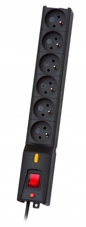 Lestar Listwa zasilająca LX 610 5m czarna