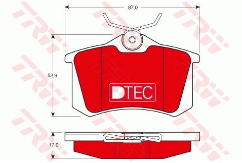 TRW Klocki hamulcowe - komplet GDB1330DTE