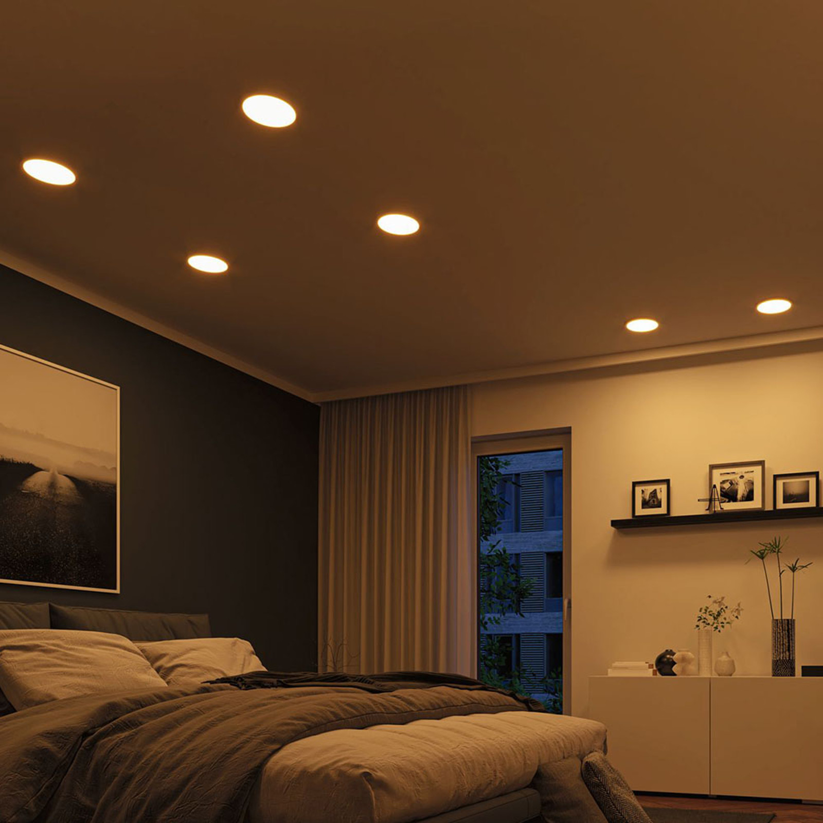 Paulmann panel LED Aero dimtowarm biały 17,5cm