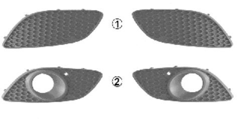 VAN WEZEL 3796591 kratka wentylacyjna, zderzak 3796591