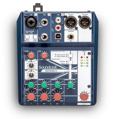 Soundcraft Notepad-5 - mikser fonii