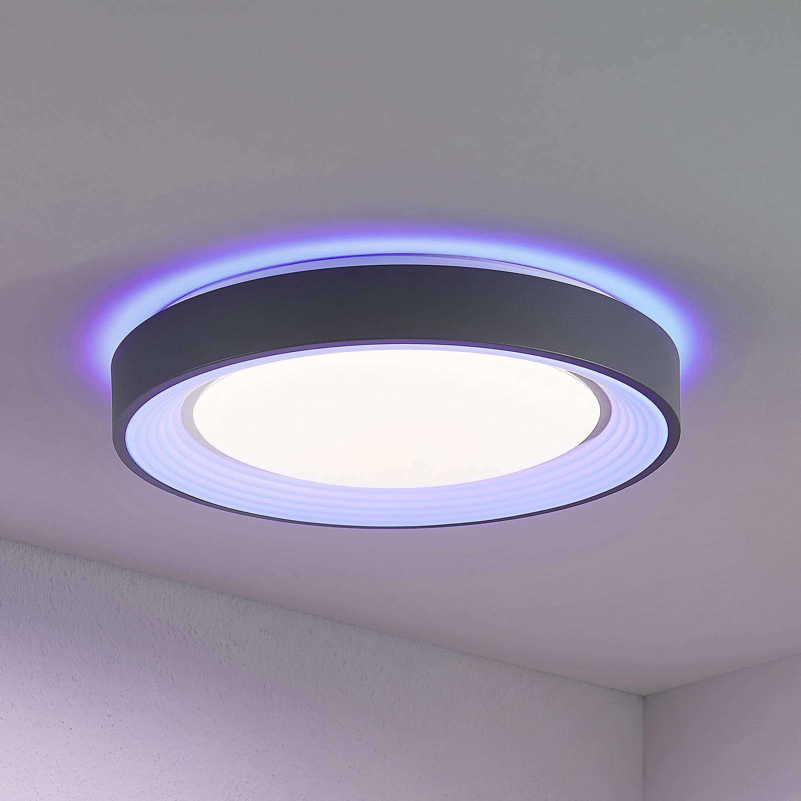 Lindby Lindum lampa sufitowa LED, CCT, ściemniana