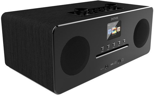 Zdjęcia - System audio Denver Wieża stereo  MIR-260 z radiem internetowym czarna 