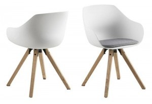 D2.Design Krzesło Tina Wood białe 145870