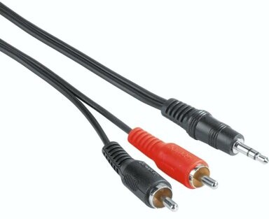 HAMA Kabel Jack 3.5 mm 2xCinch 5.0 m