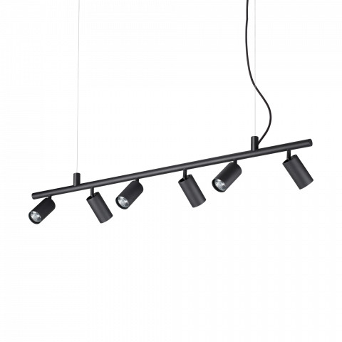 Ideal Lux Lampa wisząca Dynamite 231396 nowoczesna lampa w kolorze czarnym 231396