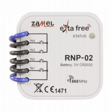 Zamel Radiowy Nadajnik Dopuszkowy 4-KAN RNP-02