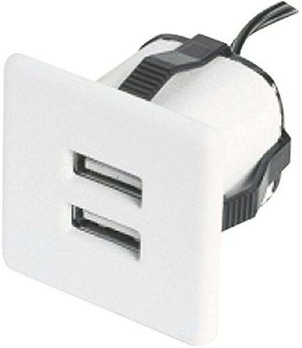 Furnika Furnika 10.05.13.4 gniazdo USB do ładowania telefonów komórkowych AE31-255, bez zasilania, białe 10.05.13.4