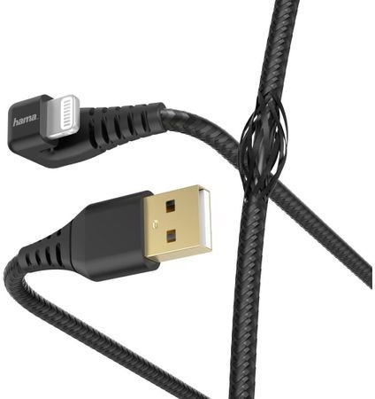 Hama USB-Lightning MFI GAMER 1,5m czarny