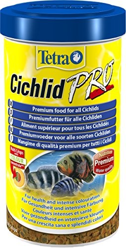Tetra Cichlid Pro karma premium (do cichliden z naturalnymi wzmacniaczami kolorów, minimalne obciążenie wodą, odpowiednia do automatów do karmienia), puszka 500 ml 197688