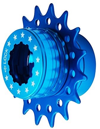 Shimano Bike Singlespeed Fixie kaseta Conversion Kit kompatybilne z 16T kolory, niebieski