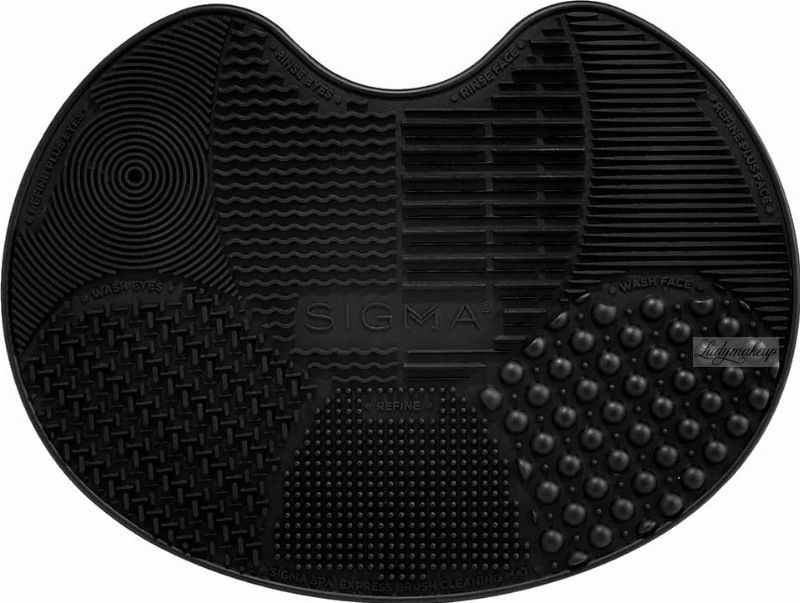 Sigma SPA EXPRESS BRUSH CLEANING MAT - Mata do czyszczenia pędzli - MAŁA - BLACK