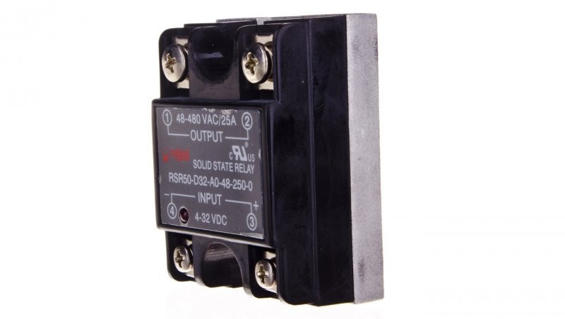 Relpol Przekaźnik półprzewodnikowy 1P 48-480VAC/25A Uster= 4-32V DC RSR50-D32-A0-48-250-0 2612028 2612028