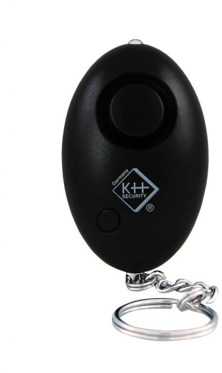 Kh-security Alarm awaryjny na klucze ze światłem LED Czarny 100103