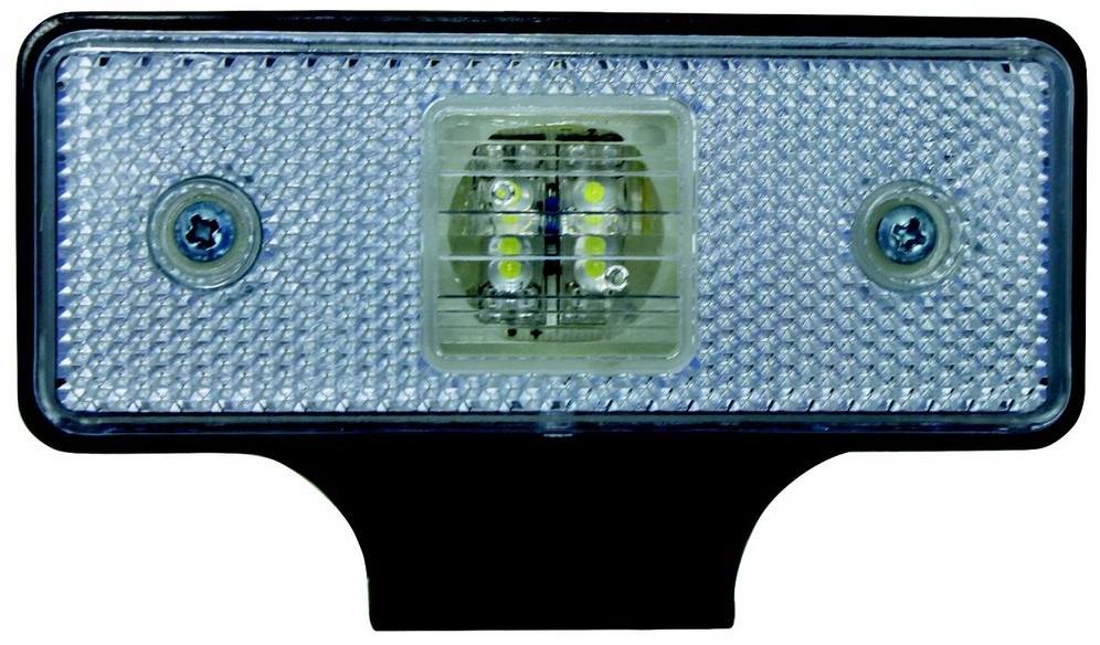 KT Trade LED Odbłyśnik światła SINGLE LED/0,2W/12-24V IP67 srebrny