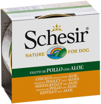 Schesir Karma Dla Psa Puszka Kurczak Aloes 150G