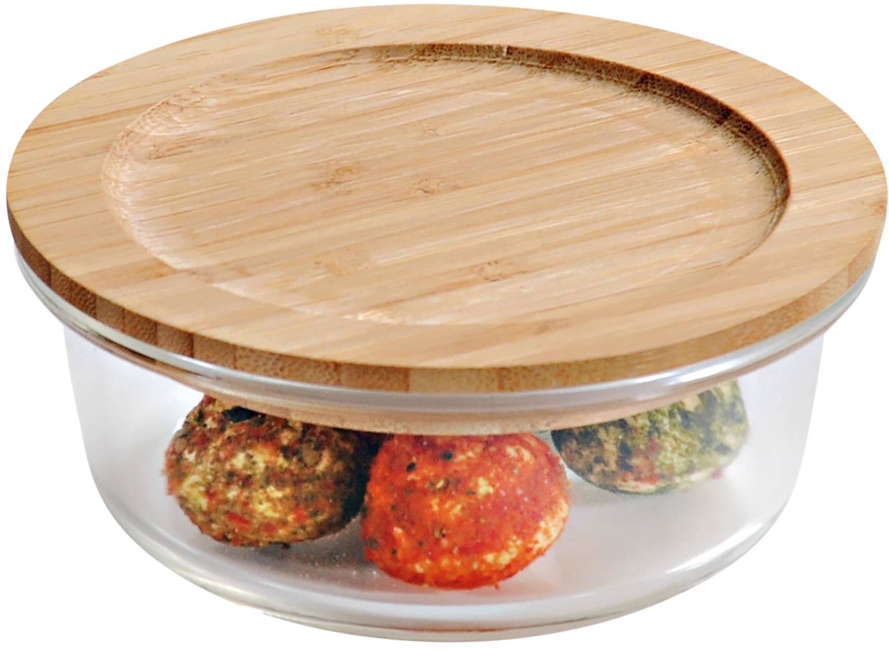 Pojemnik szklany z pokrywką 13 cm KESPER None